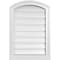 Ekena Millwork Arch Top Surface Mount PVC Gable Vent w/ 2"W x 2"P Brickmould Sill Frame, 18"W x 24"H GVPAR18X2403SN - alternate 1